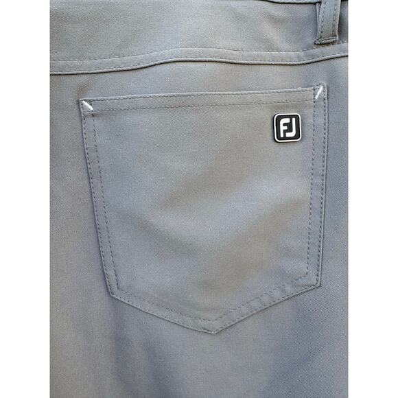 FootJoy FJ Athletic Fit Stretch Golf Pants Mens Size 34x30 Gray Performance - Picture 3 of 8